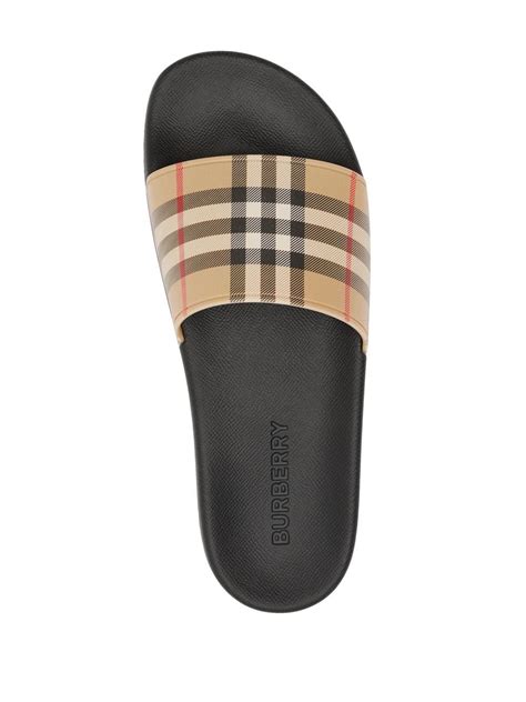 farfetch burberry slides|burberry latest handbags.